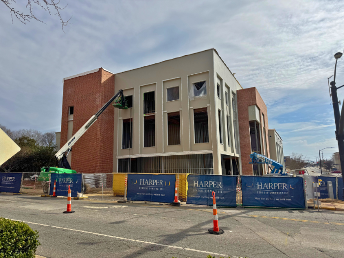 Planetarium from East Broad Street on January 31, 2025